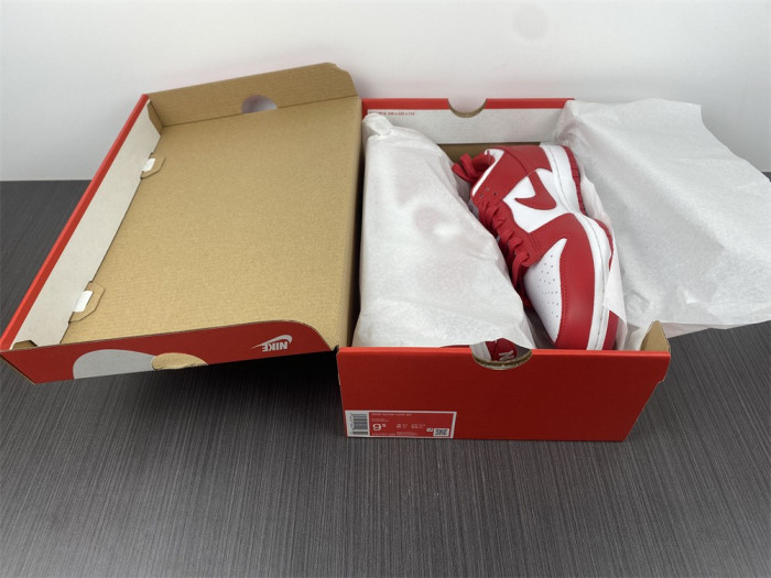 nike dunk low sp “university red” cu1727-100