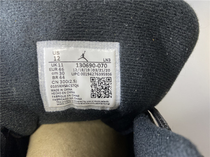 air jordan 12 retro black university gold 130690-070