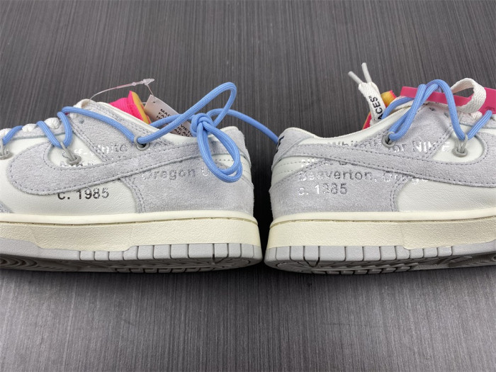 nike dunk low o-w lot 38 dj0950-113
