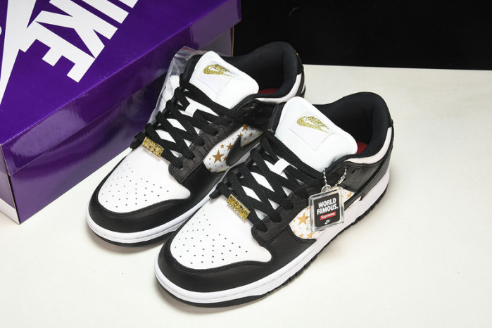 nike sb dunk low S*p*e stars black dh3228-102