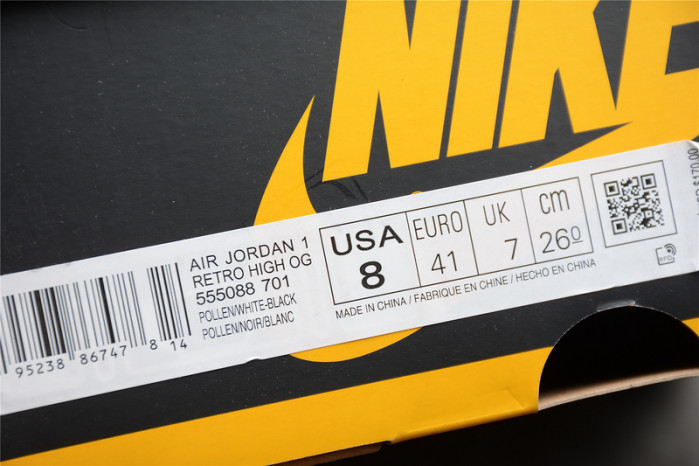 air jordan 1 pollen 555088-701