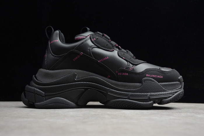 blcg sneaker triple.s.gomma black pink 524039-w2fa1-7635