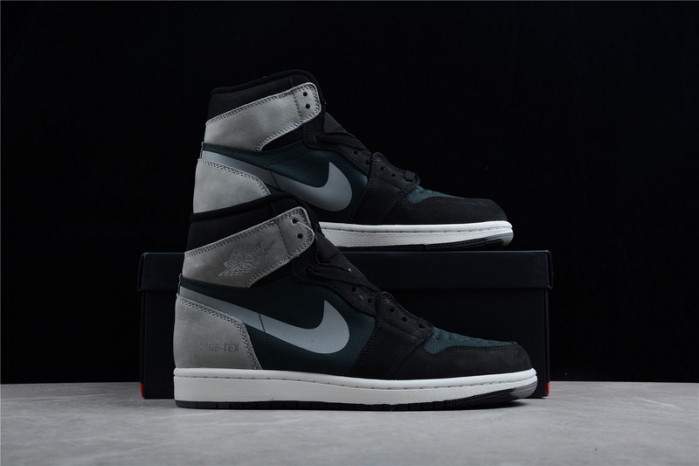air jordan 1 retro high element gore-tex black particle grey db2889-001