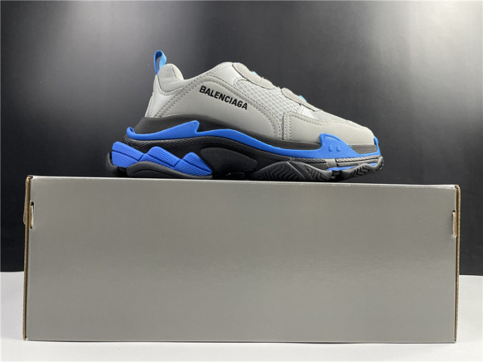 blcg sneaker triple.s.gomma grey blue 536737 w06n1 9018