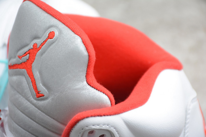 air jordan 5 retro fire red silver tongue (2020) da1911-102