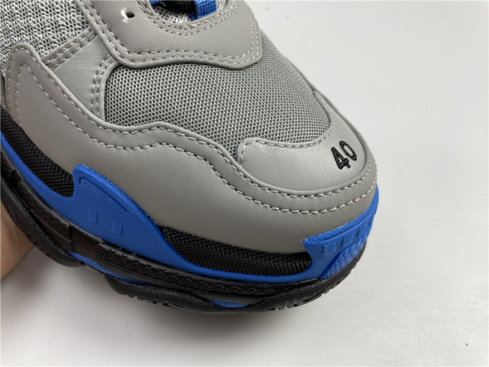 blcg sneaker triple.s.gomma grey blue 536737 w06n1 9018