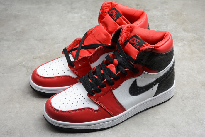 jordan 1 retro high satin black toe (w) cd0461-016